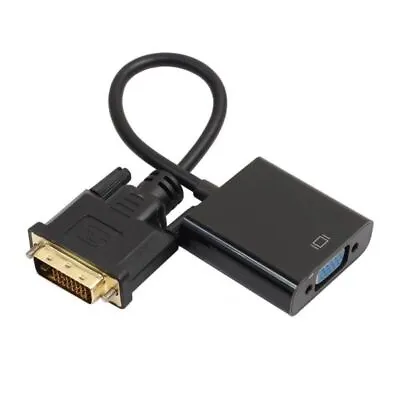 $13.96 • Buy DVI-D To VGA Cable Male To Female Adapter Converter Monitor For PC Computer