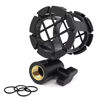 Microphone Shock Mount Clip Universal Mic Holder Stand Anti Vibration For AKG... • $17.24