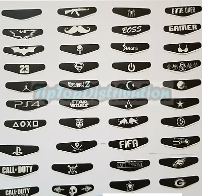 Custom Decal Stickers For PS4 Controller Light Bar Modification Joypads MODS LED • £1.79