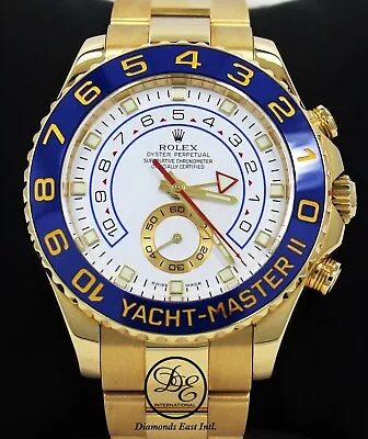 Rolex Yacht Master II 116688 Gold Hands 18K Yellow Gold Watch MINT • £31999.80