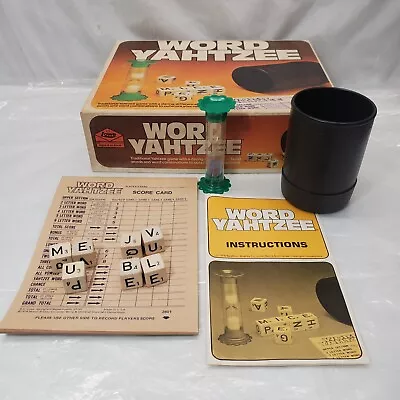 WORD YAHTZEE (T.S. Lowe) Game Replacement Parts Pieces: Cup Dice Timer • $5.50