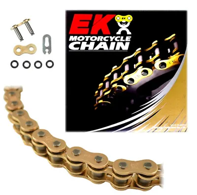 EK 520SRO6 Gold O-Ring Motorcycle Chain (Clip Master) • $50.46