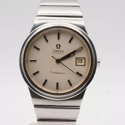 OMEGA Constellation Automatic Men's Watch Steel 36MM Vintage Pretty Wrist Watch • $2278.42