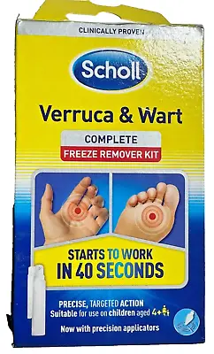 Scholl Verruca & Wart Complete Freeze Remover Kit 80ml  New • £13.99