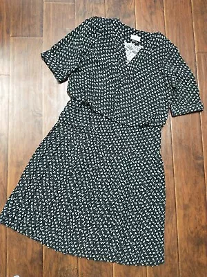 Barone Women's Size XL(16) Vintage Dress Padded Shoulders 80s 90s  • $15