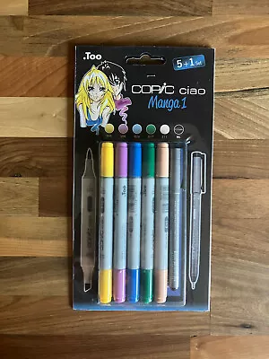 Copic Ciao 5+1 Manga 1 Set Marker Fineliner • £10.95