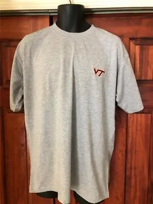 ~Men's Virginia Tech Hokies~Cotton Short Embroidere Sleeve Starter Shirt ~New LG • $14.95