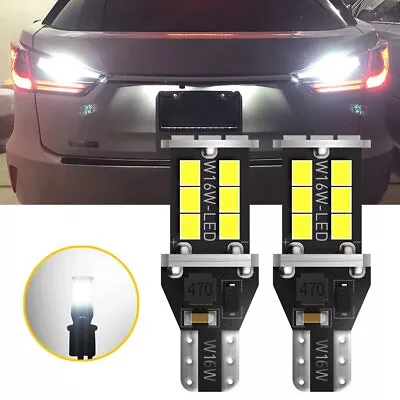 2x T15 W16W 921 912 LED CANBUS Car Backup Reverse Light For Audi A3 A4 A5 A6 • $7.99