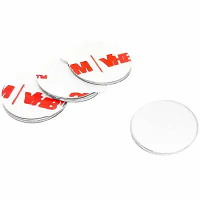 3/4 Inch Steel Disc With 3M Adhesive Blank Metal Strike Plates (60 Pack) • $16.99