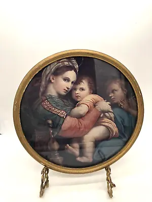 “Madonna Of The Chair” Print By Raphael Framed Print • $35