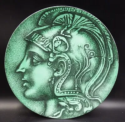 VTG Piero Fornasetti Nummus Roman Coin Series 10  Green Plate #1 MINT! • $599.95