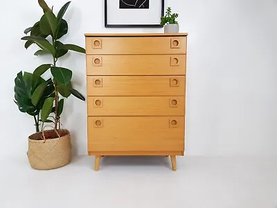 Vintage Chest Of Drawers - Mid Century Danish Influence Schreiber • £420