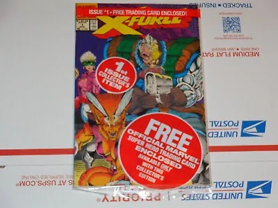 X-Force #1  - Marvel Comics  1991 - New Sealed W/Trading Card • $7