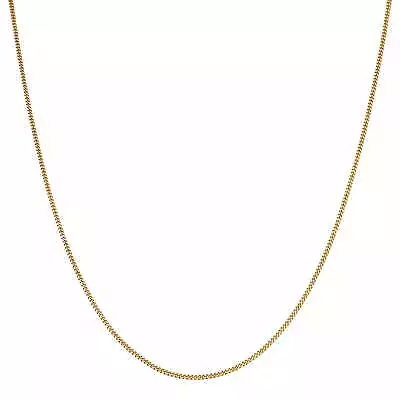 Pre-Owned 9ct Yellow Gold 18 Inch Curb Chain Necklace 455mm(18 ) 9ct Gold For... • £109.25