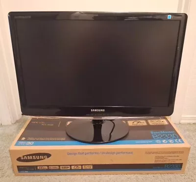 Samsung 23  LCD HDTV Monitor B2330HD + Box ~ 1080p 16:9 1920 X 1080 VGA Tested • $79.99