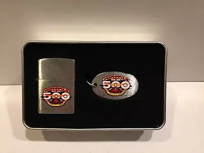  Retired  1998 Indianapolis 500 Anniversary ZIPPO LIGHTER & Key Chain Set • $95