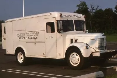 $5 • Buy Philadelphia Fire Reserves 1954 REO Calamity Jane Rescue - Fire Apparatus Slide