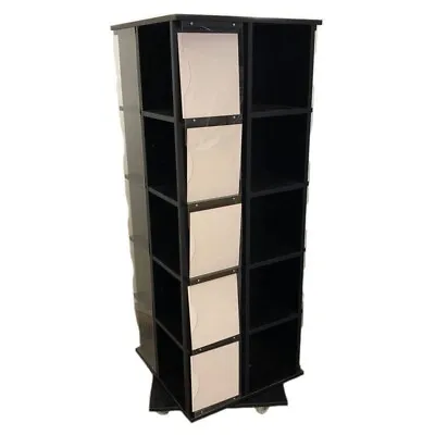 24 W X 24 D X 63 H Revolving T-Shirt Display With Casters - Black • $1099.99