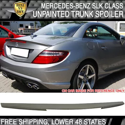 Fits 2011-2016 Benz SLK Class R172 AMG Style Rear Trunk Spoiler Wing Lip ABS • $80.99