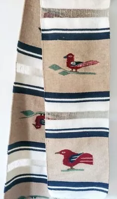 $124.90 • Buy Vintage Hand Woven Zapotec Mexican Wool Oaxaca 6 Section Wall Hanging Runner
