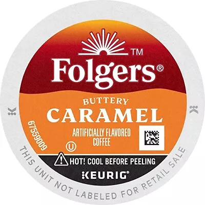 Folgers Buttery Caramel Coffee (Formally Caramel Drizzle) 18 To 144 Count K Cups • $24.89