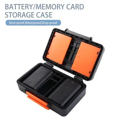 Memory Card Battery Storage Box Camera Battery Storage Case Memory Card Holder • £6.94