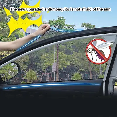 4PCS Universal Car Rear Front Window Sun Shade Blind Mesh Cover Screen Protect • $13.79