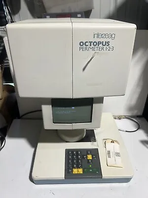 Interzeag Octopus Perimeter 1-2-3 Visual Field Analyzer For Parts Lc9112-22 • $1000