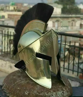 300 Hollywood Movie King Leonidas Medieval Spartan Helmet Halloween Costume Gift • $148.39