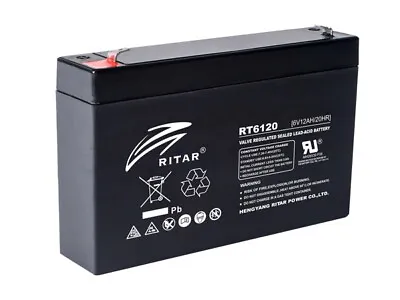 £19.50 • Buy RIDE ON TOY CAR Battery | 6V 12AH / 10AH | JEEP, MINI, AUDI, RAPTOR, And More