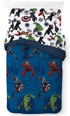 Marvel Avengers  Jump Start  Kids Twin Bed Set-W7513606834 • $62.95