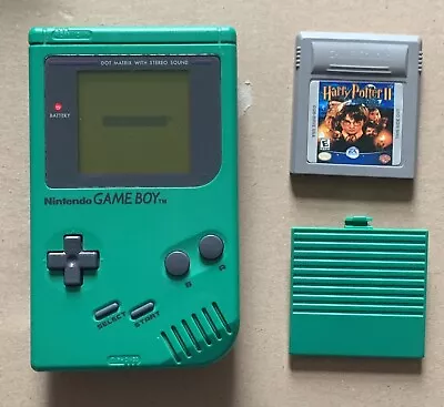 Green Original Nintendo Gameboy PLAY IT LOUD Console • £70