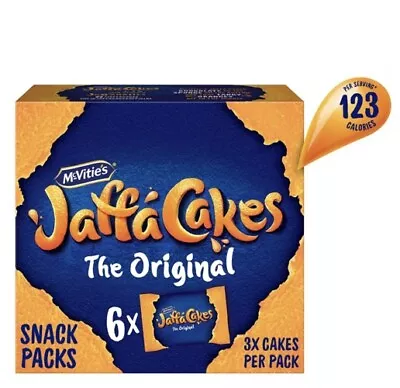 Mcvitie's The Original Jaffa Cakes Snacks 6 X 3 Pack • £2.66