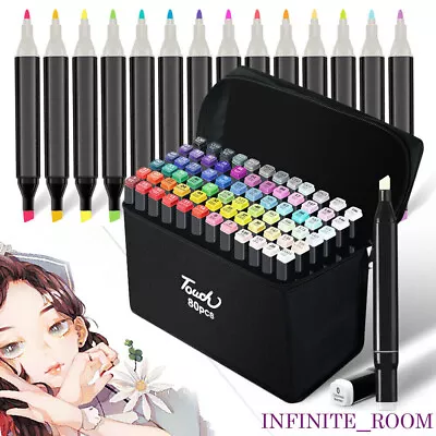 80PCS Paint Marker Pens Permanent Art Rock Metal Glass Pebble Waterproof • £10.99