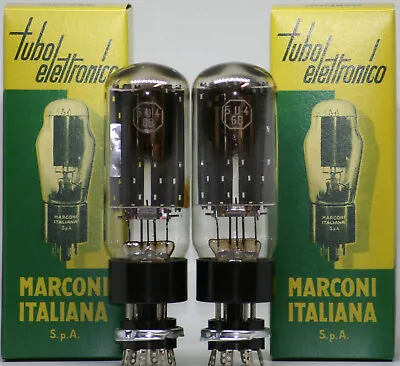 5u4 Gb Tube Pair Marconi Italy Valve Osram U52 Amp Power Rectifier Tubes Amp X2 • $499