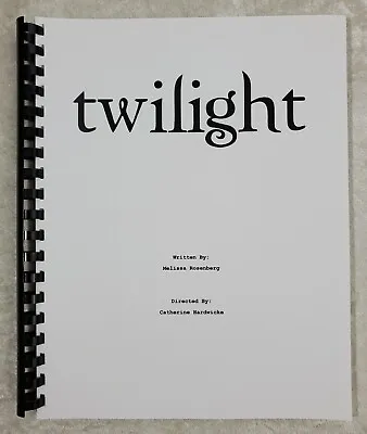 Twilight Movie Script Reprint Full Screenplay Full Script 2008 Robert Patterson • $22.99