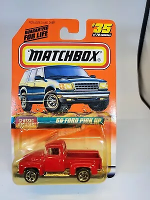 Matchbox 56 Ford Pick Up Red 1997 • $5