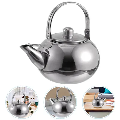 1 Pc Teapot With Infuser Boiling Teapot Stainless Steel Pot Japanese Tea • £12.49