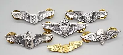 Vietnam War Army USAF Air Force Aircrew Flight Surgeon Rigger Wings Badges Lot • $19.99