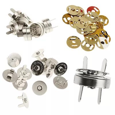 10PCS 14/18mm Magnetic Button Snap Clasps Fasteners Closures For Purse Bag Craft • $2.54