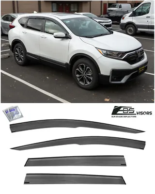 For 17-22 Honda CR-V | JDM Mugen Style Side Window Visors Deflectors Rain Guards • $29.99