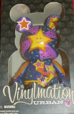 Disney Wdw Vinylmation Urban 6 Star Bright Mickey Statue 9  Doll Figurine Le 600 • $37.49