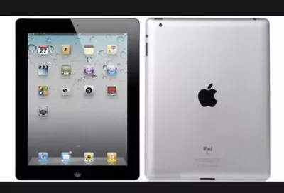 Apple IPad 2 64GB AS-IS  Wi-Fi 9.7in - Black • £45