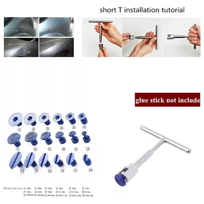 £20.27 • Buy Car Body Dent Removal Tool Kit Slide Hammer Puller With 18 Pulling Pads