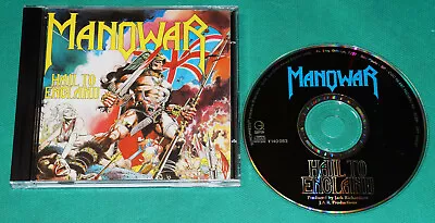 Manowar - Hail To England BRAZIL 1st Press CD 1994 Geffen  • $69.99