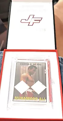 2023 Jersey Fusion Muhammad Ali Worn Robe Relic 30/50 Boxing HOF Training Rare • $69.99