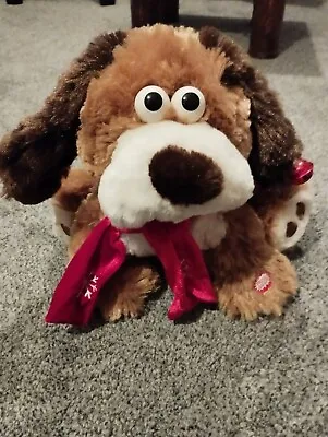 Musical Singing Christmas Toy Dog • £9