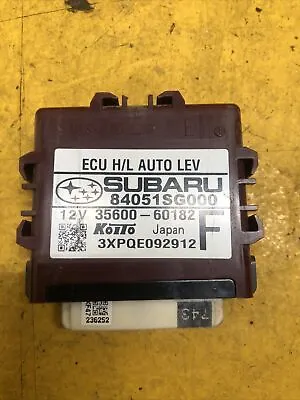 Subaru Forester Headlamp Control Ecu 84051sg000 35600-60182 Mk4 Sj 2014 - 2018  • $34.99
