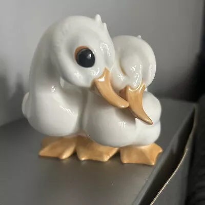 £5 • Buy Vintage Royal Osborne Bone China Duck Love Couple Figurine Tmr 7457