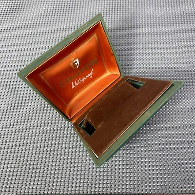 Vintage Croton Waterproof Men's Watch Case Presentation Box #2 • $34.95